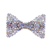 Bathylle BOW Flower Barrette Cubic Zirconia CZ Crystal Swarovski Elementary Crystal, Barrette - MOGHANT