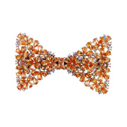 Bathylle BOW Flower Barrette Cubic Zirconia CZ Crystal Swarovski Elementary Crystal, Barrette - MOGHANT