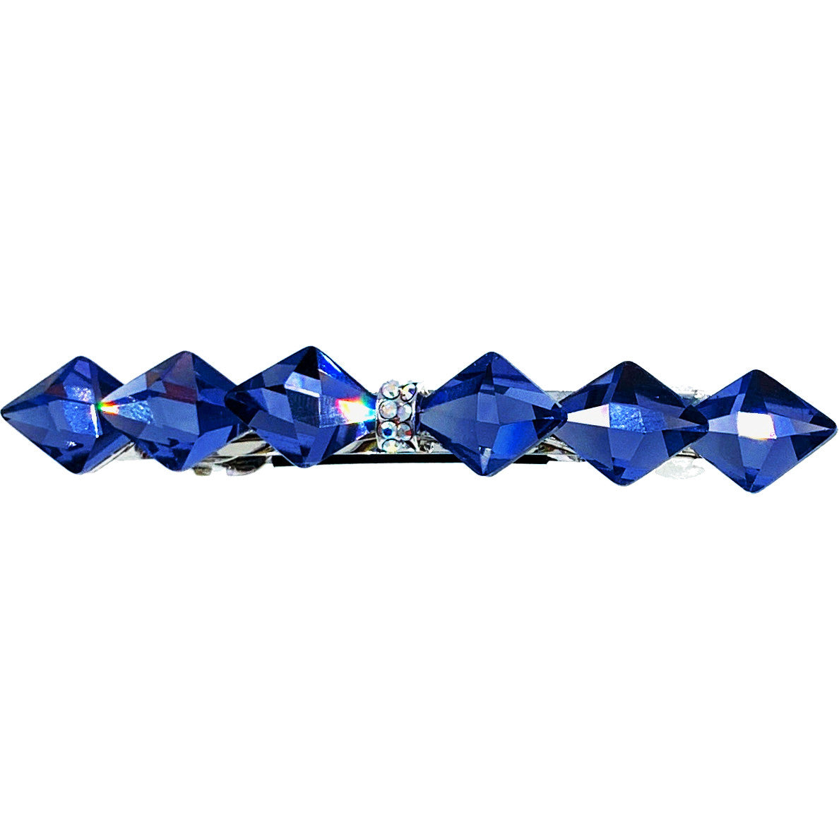 Malvolia BOW Barrette Cubic Zirconia CZ Crystal Swarovski Elementary Crystal, Barrette - MOGHANT