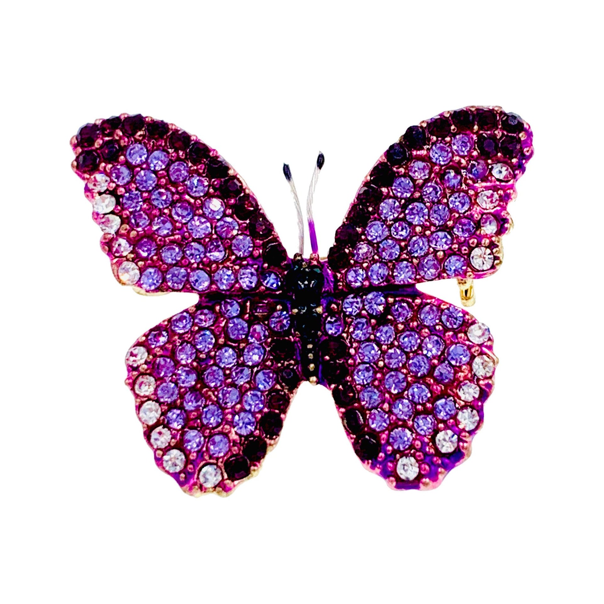 Purple Enamel Snail Brooch Cute Insect Decorative Pin For Women