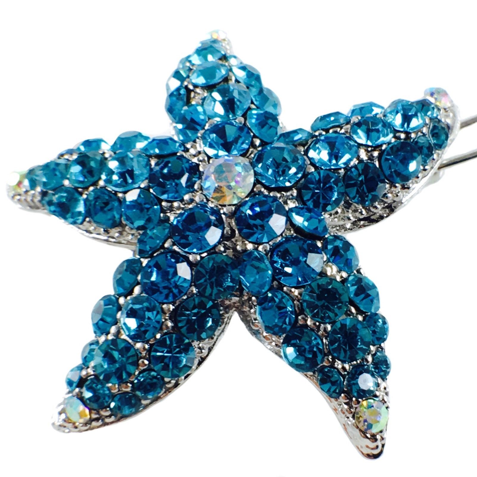 Blue zircon outlet hair piece